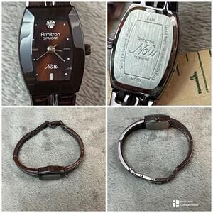 Vintage Armitron Diamond Ladies Watch (Needs Battery)